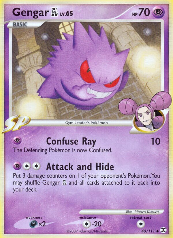 Gengar GL - 40/111 - Uncommon - NM - Reverse Holofoil