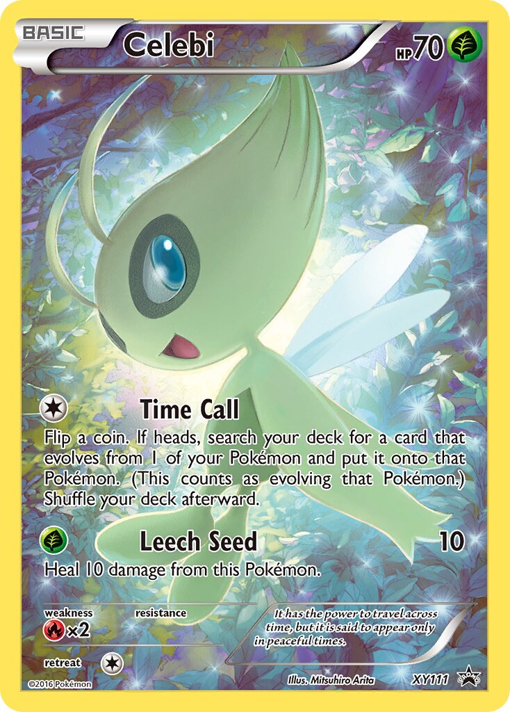 Celebi - XY111 - Promo - NM - Holofoil