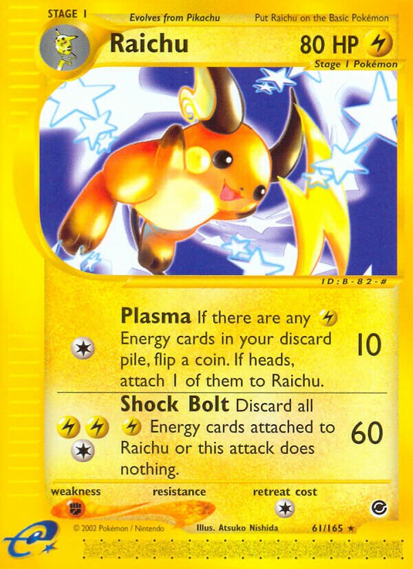 Raichu - 061/165 - Rare - NM