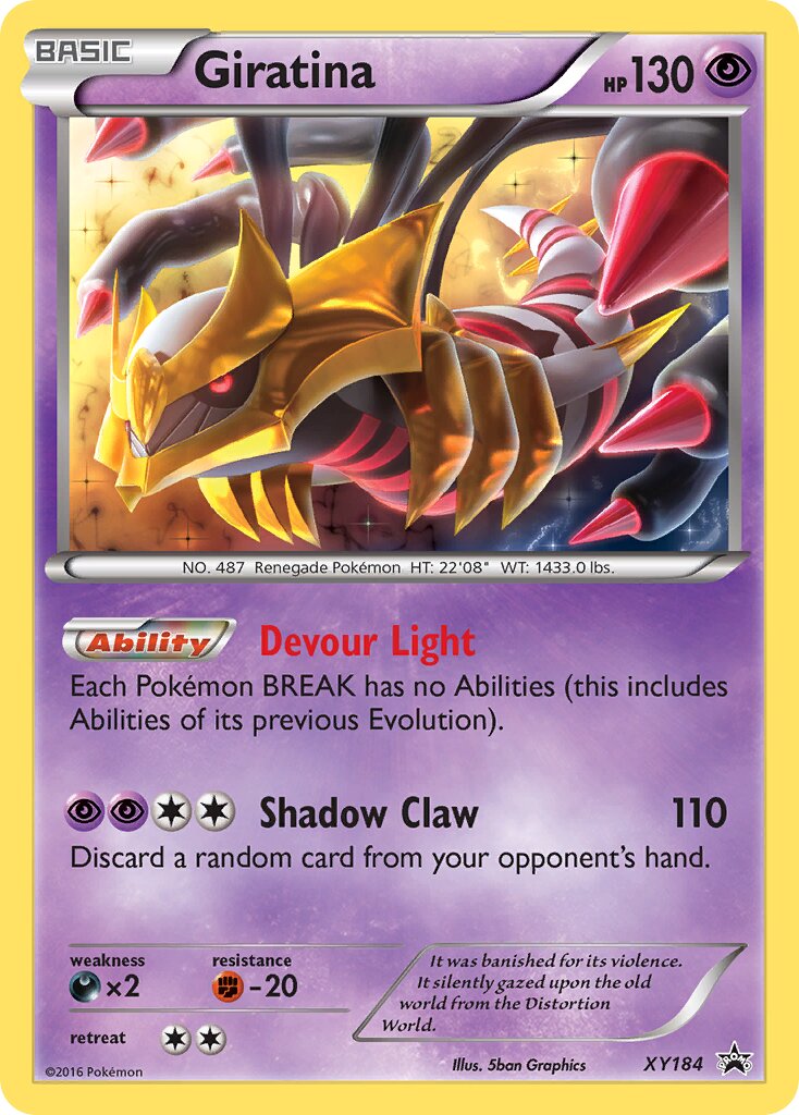 Giratina - XY184 - Promo - NM - Holofoil