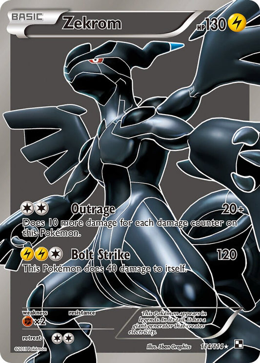 Zekrom - 114/114 - Ultra Rare - NM - Holofoil