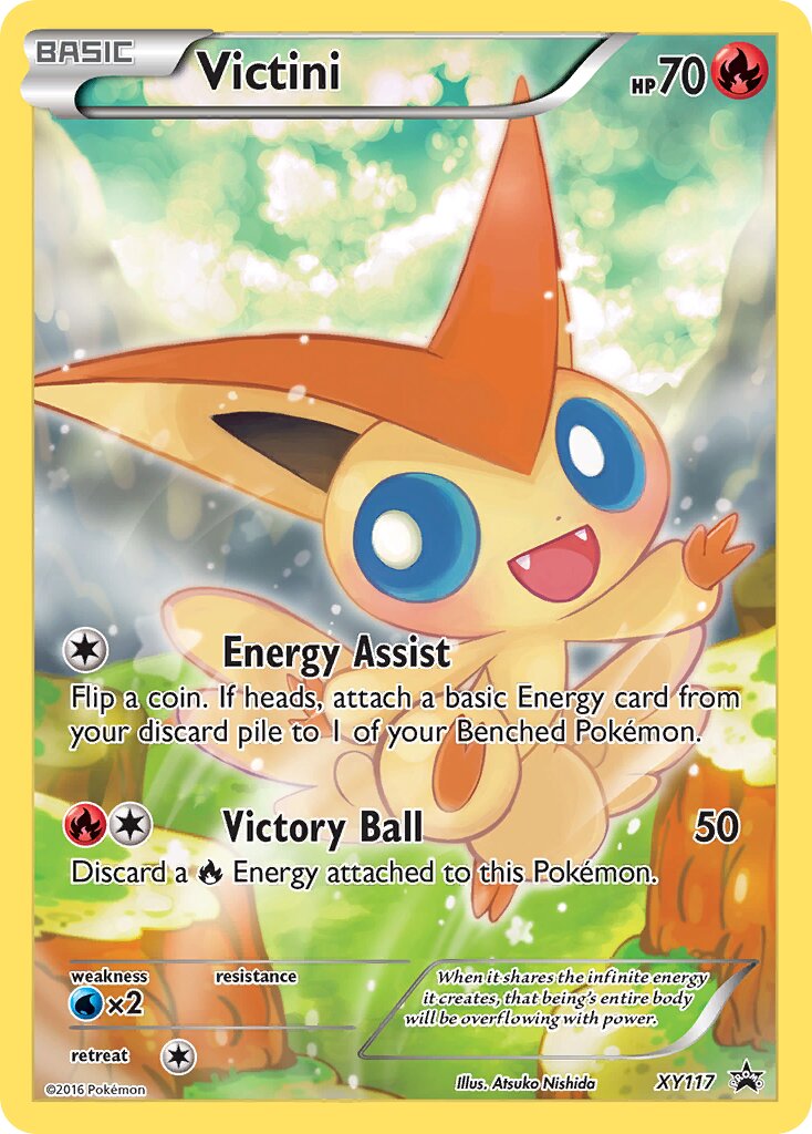 Victini - XY117 - Promo - NM - Holofoil