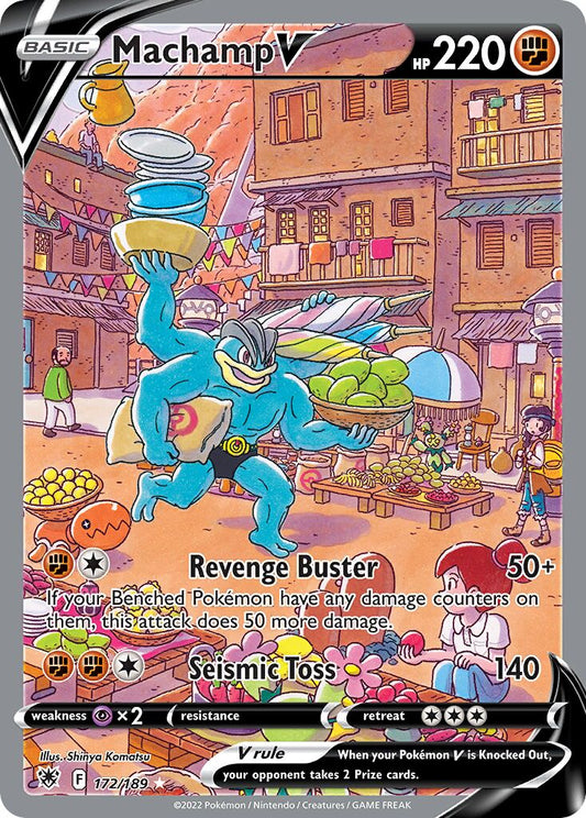 Machamp V - 172/189 - Ultra Rare - NM - Holofoil
