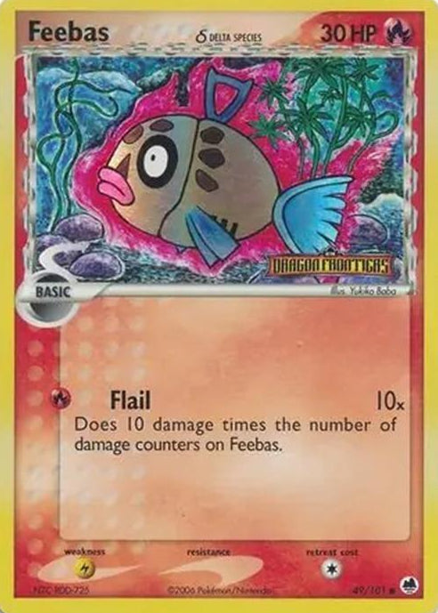 Feebas - 49/101 - Common - NM - Reverse Holofoil
