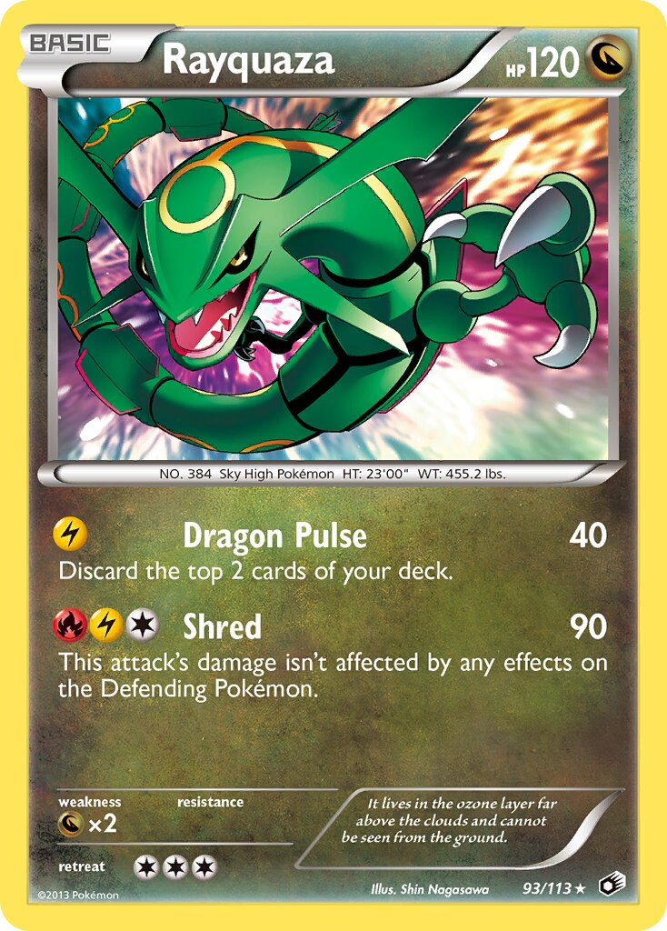 Rayquaza - 93/113 - Holo Rare - NM - Holofoil