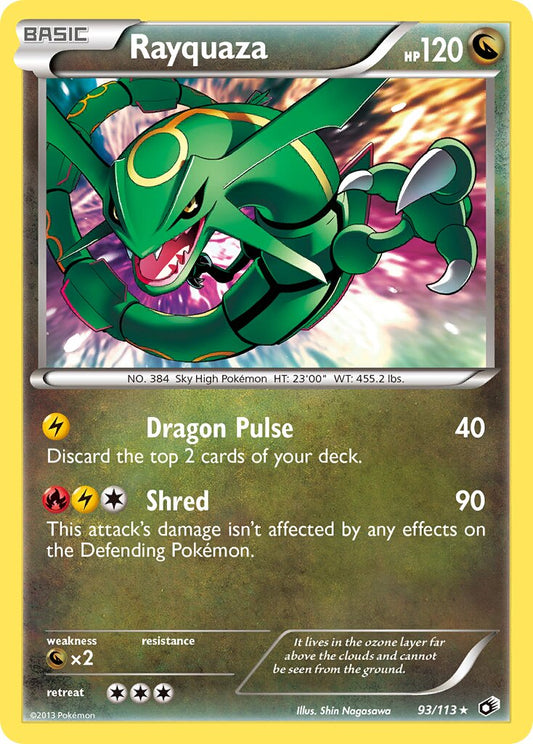 Rayquaza - 93/113 - Holo Rare - NM - Holofoil