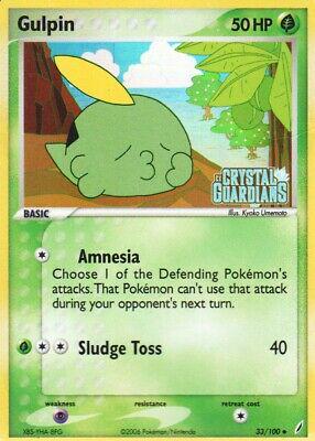 Gulpin - 33/100 - Uncommon - LP+ - Reverse Holofoil Stamped