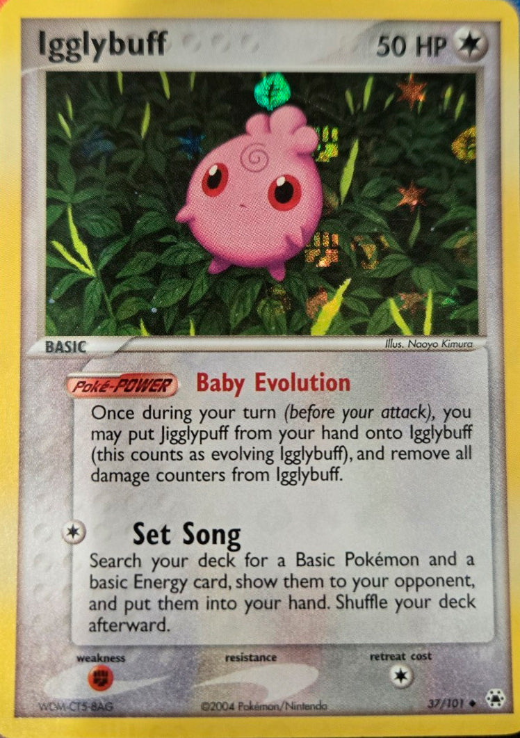 Igglybuff - 37/101 - Uncommon - NM - Reverse Holofoil