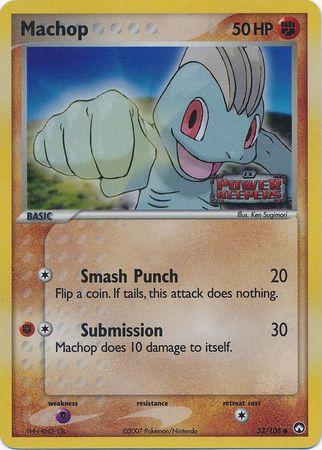 Machop - 53/108 - Common - HP - Reverse Holofoil Stamped