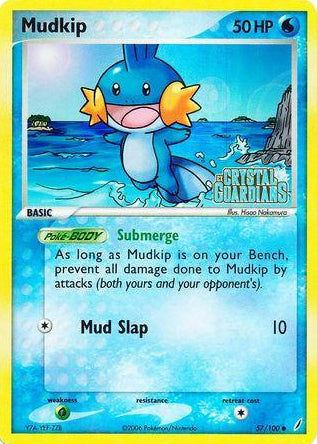 Mudkip - 57/100 - Common - MP - Reverse Holofoil Stamped