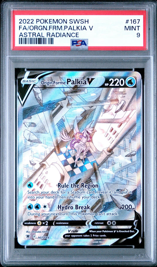 Origin Form Palkia V 167/189 - Astral Radiance 2022 - PSA 9