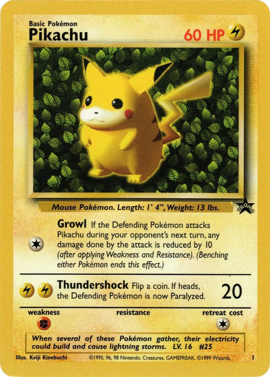 Pikachu - 01/53 - WoTC Promo - LP