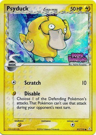 Psyduck - 81/110 - Common - HP - Reverse Holofoil Stamped