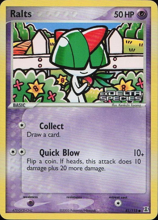 Ralts - 81/113 - Common - LP - Reverse Holofoil