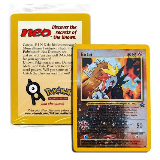 Entei - 34/53 - Promo - MINT - Reverse Holofoil SELLADO