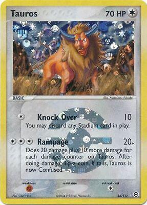 Tauros - 16/112 - Holo Rare - LP - Reverse Holofoil
