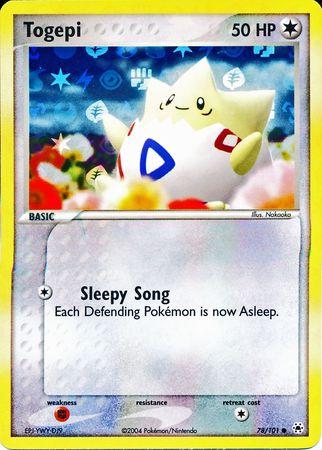 Togepi - 78/101 - Common - LP - Reverse Holofoil