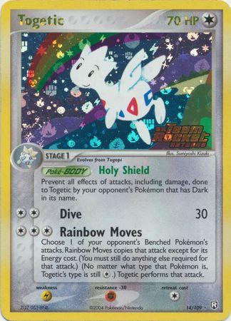 Togetic - 14/109 - Holo Rare - LP - Reverse Holofoil Stamped