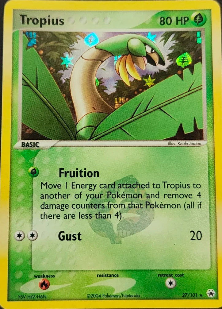 Tropius - 27/101 - Rare - LP - Reverse Holofoil