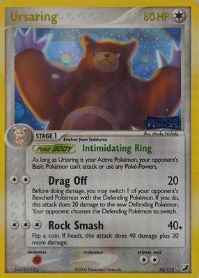 Ursaring - 18/115 - Holo Rare - LP - Reverse Holofoil Stamped