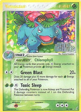 Venusaur - 28/100 - Rare - LP+ - Reverse Holofoil