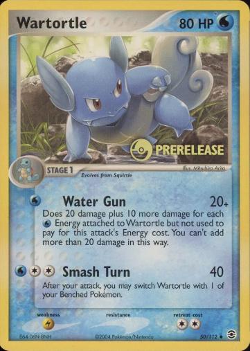 Wartortle - 50/112 (Prerelease) - 050/112 - Promo - LP